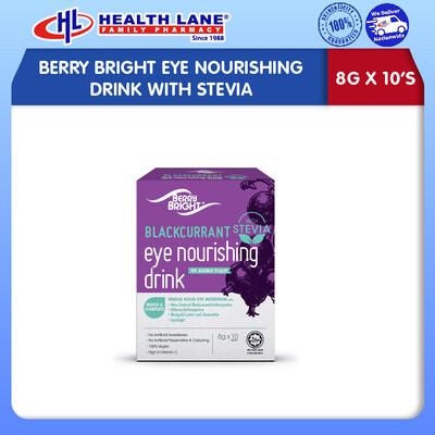 BERRY BRIGHT EYE NOURISHING DRINK DENGAN STEVIA 8G X 10'S